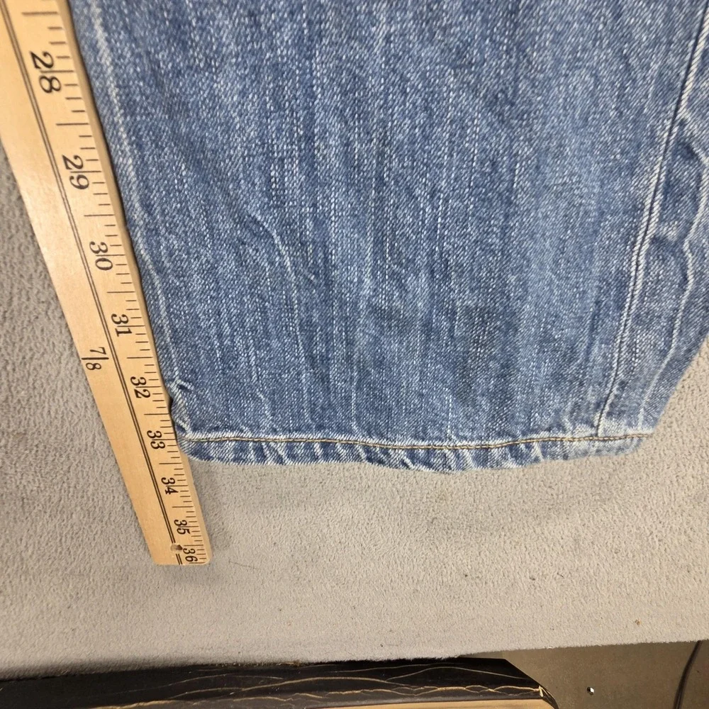 Diesel Jeans Mens 30x32 Blue Viker-R-Box Straight Distressed Made Italy 008MY
